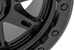 Wheel - Rough Country - 94 Series, 14x7, 4x156, +10mm - Matte Black Wheel - Rough Country - 94 Series, 14x7, 4x156, +10mm - Matte Black